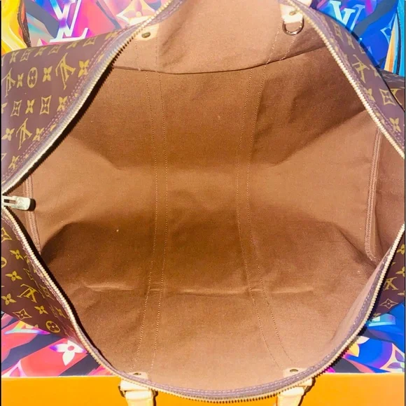 🛑SOLD🛑🧳✈️🏝Authentic Louis Vuitton Keepall Bandouliere 55 Luggage Bag Monogr… - Picture 8 of 16